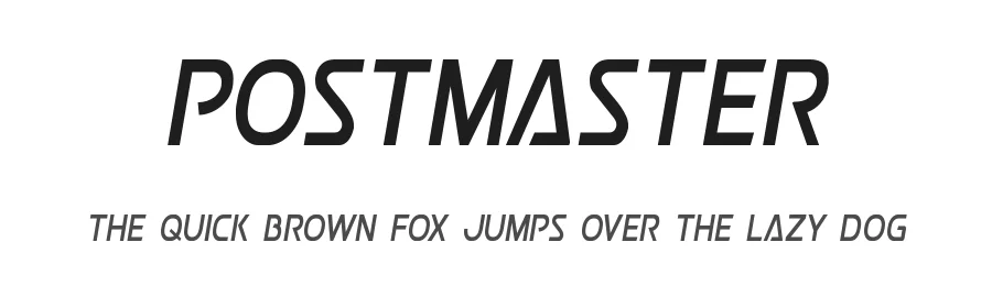 Postmaster by Iconian Fonts — Display Font