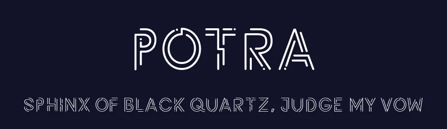 Potra by Alejo Bergmann — Display Font — thumbnail 2