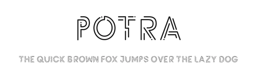 Potra by Alejo Bergmann β Display Font