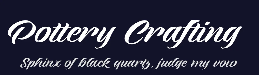 Pottery Crafting by www.movefont .com — Script Handwritten Font — thumbnail 2