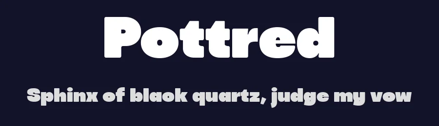 Pottred by Glyphminds Studios — Sans Serif Font — thumbnail 2