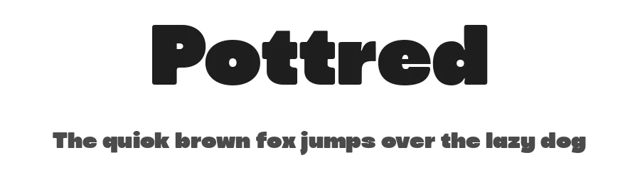 Pottred by Glyphminds Studios — Sans Serif Font