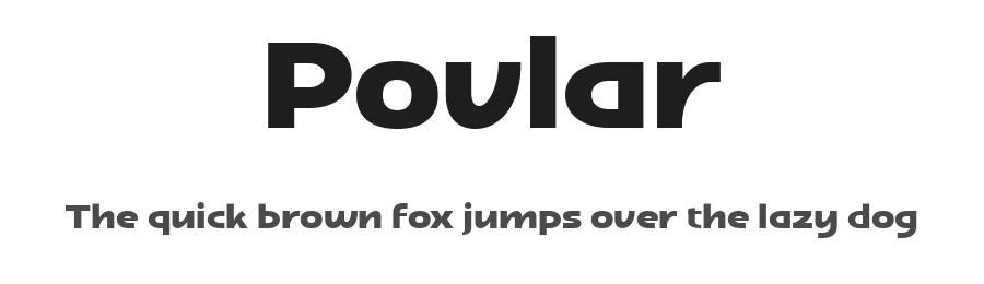 Povlar by Glyphminds Studios — Sans Serif Font