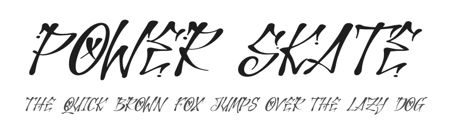 Power Skate by Denustudios — Script Handwritten Font
