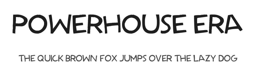 Powerhouse Era by Lemon Line — Decorative Font