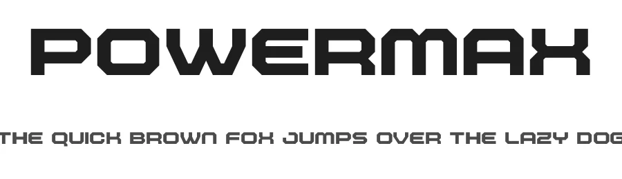 Powermax by Typologic — Display Font