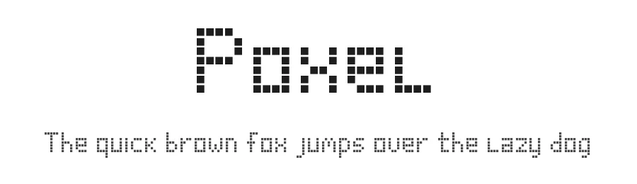 Poxel by Hugo Victor โ Display Font