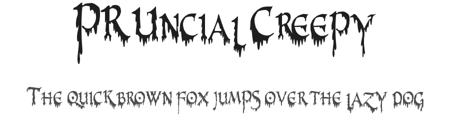 PR Uncial Creepy