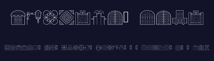 Pradito Moli by Moises Torres — Dingbats Font — thumbnail 2