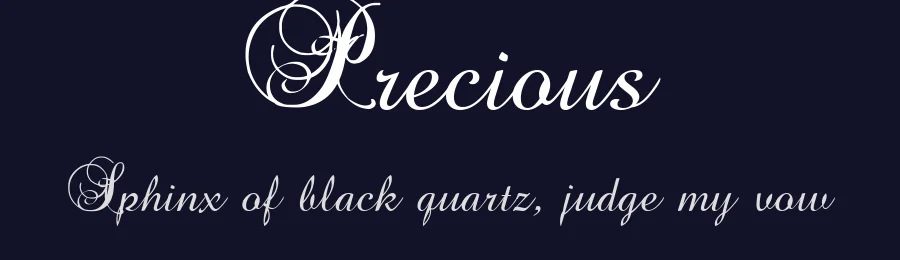 Precious by Bolt Cutter Design-Industrial Strength — Script Handwritten Font — thumbnail 2