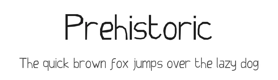 Prehistoric by Dichi — Decorative Font