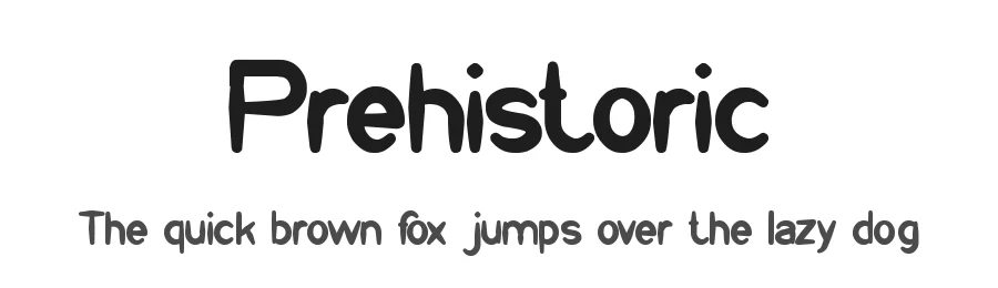 Prehistoric by weknow — Decorative Font