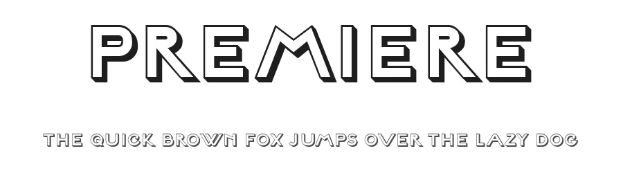 Premiere by Vladimir Nikolic — Sans Serif Font