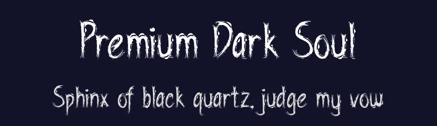 Premium Dark Soul by Febryl Arully — Decorative Font — thumbnail 2