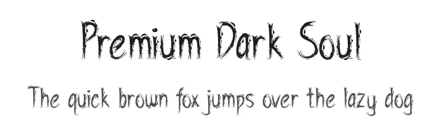 Premium Dark Soul by Febryl Arully β Decorative Font