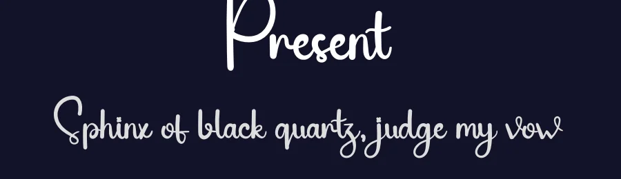 Present by Andi Moz — Script Handwritten Font — thumbnail 2