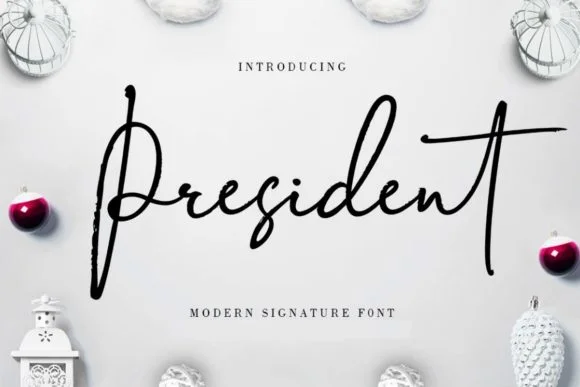 President Font by Stellar Studio — Script Handwritten Font