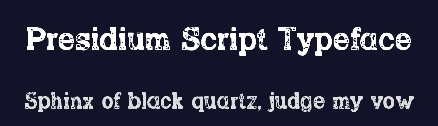 Presidium Script Typeface by UI Creative — Decorative Font — thumbnail 2