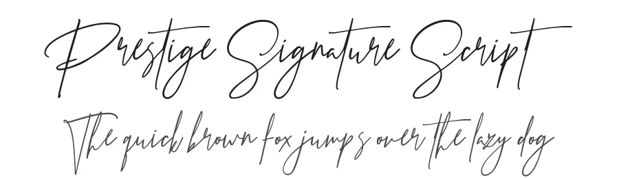 Prestige Signature Script