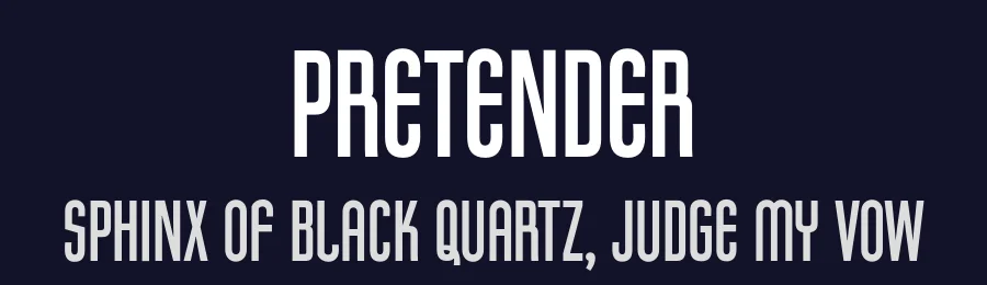 Pretender by Typodermic Fonts — Decorative Font — thumbnail 2