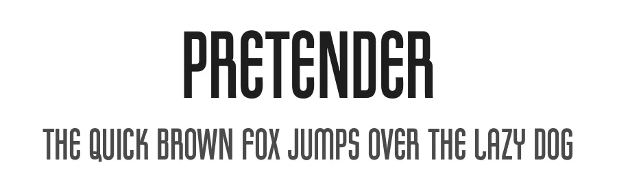 Pretender by Typodermic Fonts — Decorative Font