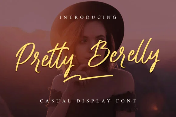 Pretty Berelly Font by MJB Letters — Script Handwritten Font