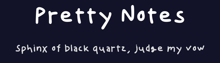 Pretty Notes by Handwrittenfontss — Script Handwritten Font — thumbnail 2