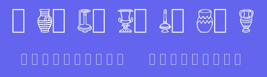Pretty Pottery by Fraternet — Dingbats Font — thumbnail 3