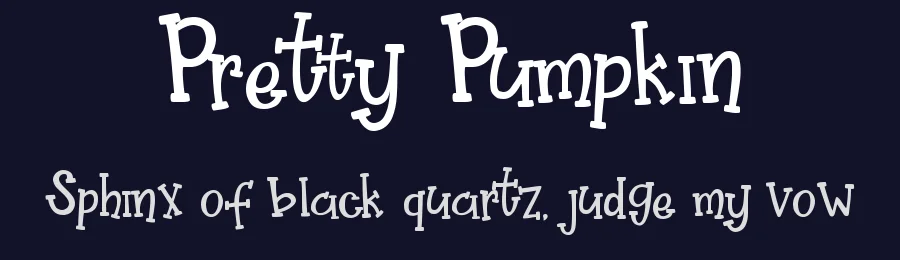Pretty Pumpkin by DM Letter Studio - Dimas Prasetyo — Decorative Font — thumbnail 2