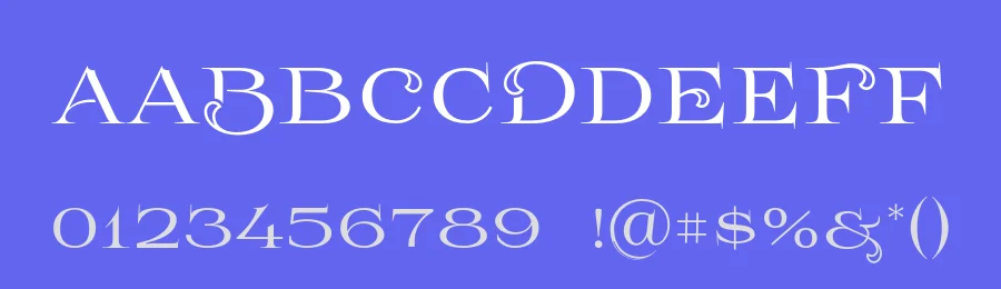 Prida 61 by gluk — Decorative Font — thumbnail 3