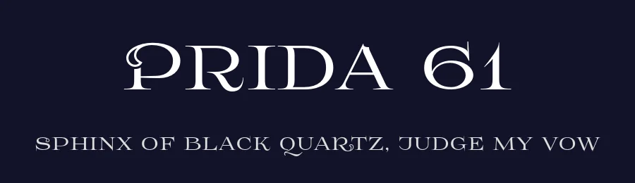 Prida 61 by gluk — Decorative Font — thumbnail 2