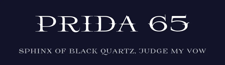 Prida 65 by gluk — Decorative Font — thumbnail 2