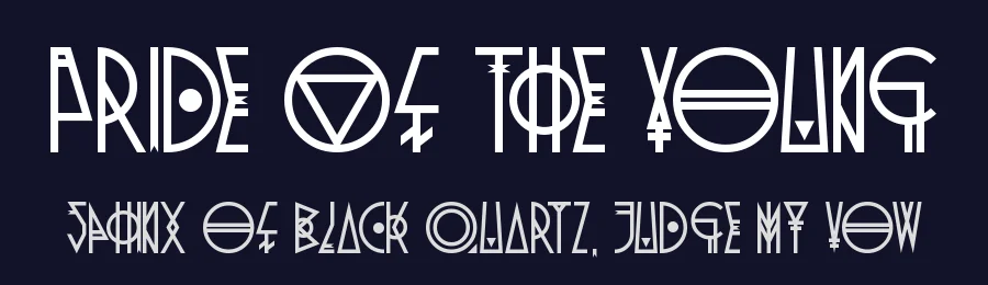 Pride Of The Young by Dirt2.com - SickCapital — Decorative Font — thumbnail 2