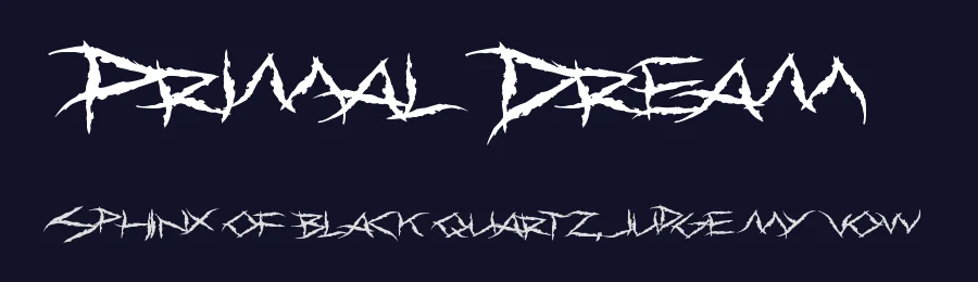 Primal Dream by Chequered Ink — Decorative Font — thumbnail 2