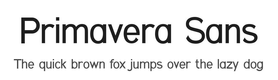 Primavera Sans