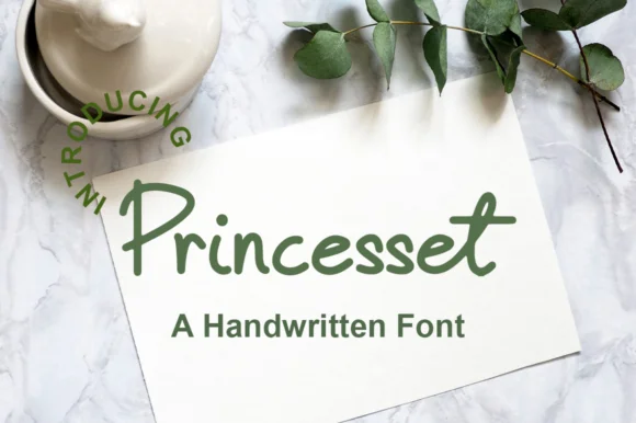 Princesset Font by Tychitype — Script Handwritten Font