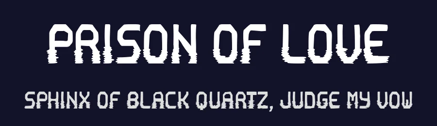 Prison of Love by Woodcutter — Decorative Font — thumbnail 2
