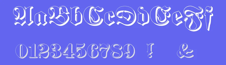 Proclamate by Paul Lloyd — Blackletter Font — thumbnail 3