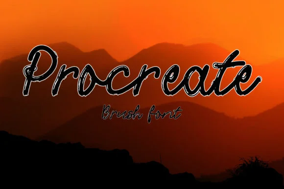Procreate Font by najmustsaqib.creator — Script Handwritten Font
