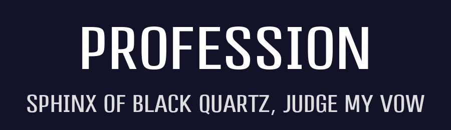 Profession by K. Mellbach — Sans Serif Font — thumbnail 2