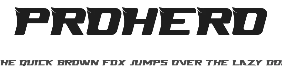 Prohero by Basni.std — Decorative Font