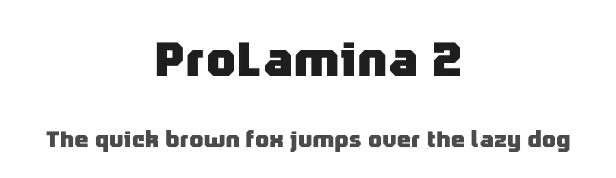 ProLamina 2 by CabreraTypo — Display Font
