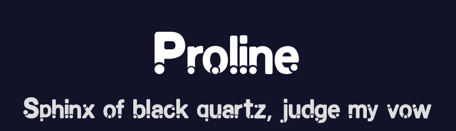 Proline by Kong Font — Decorative Font — thumbnail 2