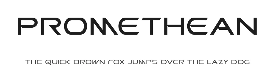 Promethean by Iconian Fonts — Display Font