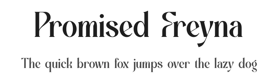 Promised Freyna by Denustudios — Sans Serif Font