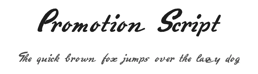 Promotion Script