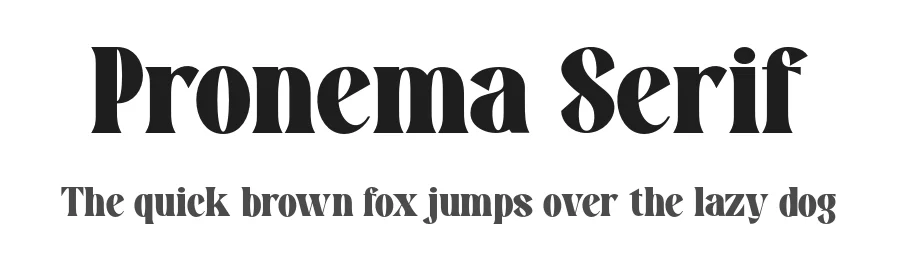 Pronema Serif