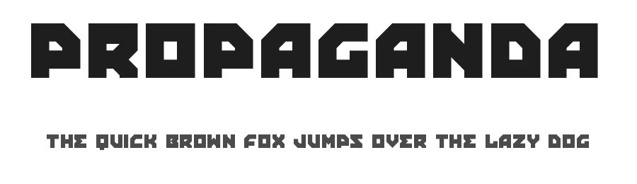 Propaganda by Matthew Welch — Decorative Font
