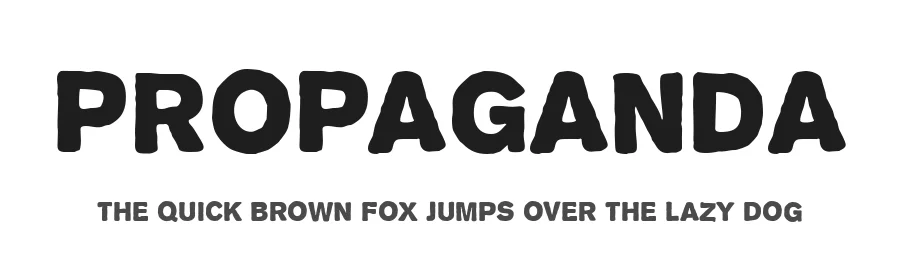 Propaganda by Apostrophic Labs — Decorative Font