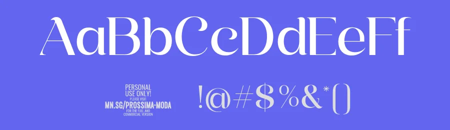 Prossima Moda by Måns Grebäck — Serif Font — thumbnail 3